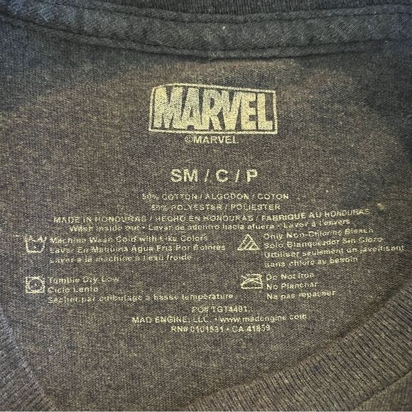 Marvel Captain America Tee Shirt Top Size S - Picture 3 of 3